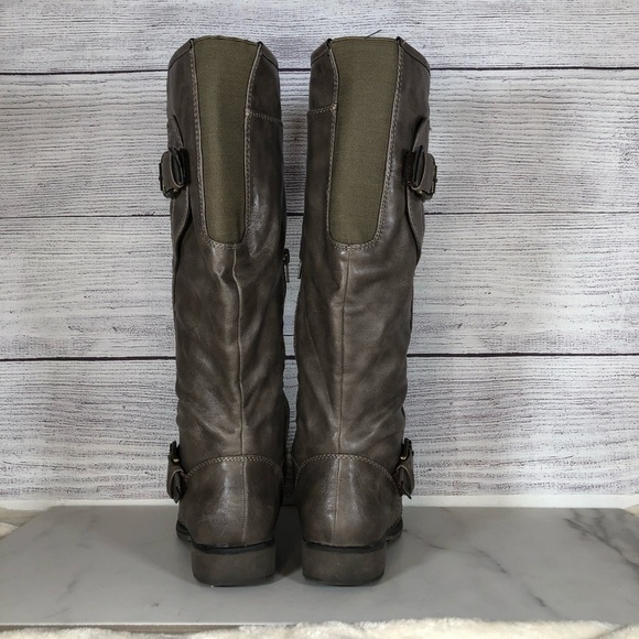 BareTraps Sandra Gray Riding Boot Sz 6M - Picture 3 of 7